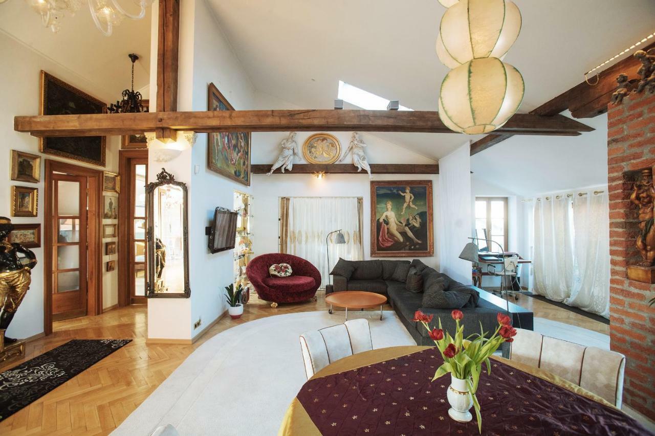 Unique Luxury Loft With Terrace In Old Town Apartman Prága Kültér fotó